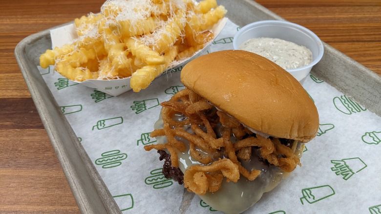 Shake Shack white truffle shroomburger