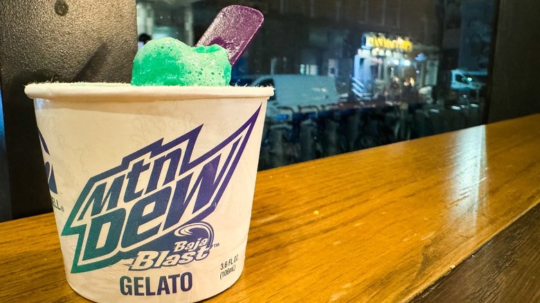 Taco Bell Baja Blast Gelato