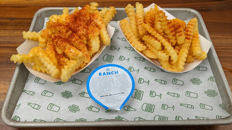 Shake Shack Spicy Fries tray