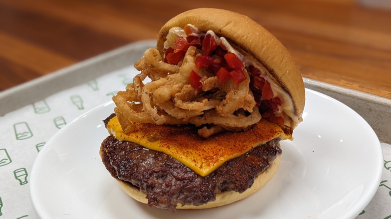 Shake Shack Spicy Shackmeister burger