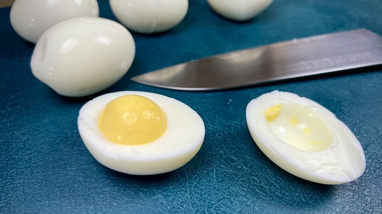 The best way to slice a hard-boiled egg