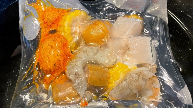 Trader Joe's frozen seafood boil in bag