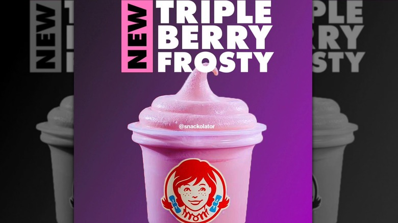 wendy's triple berry frosty