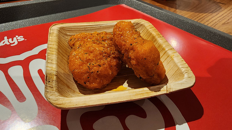 plated Ghost Pepper Saucy Nuggs