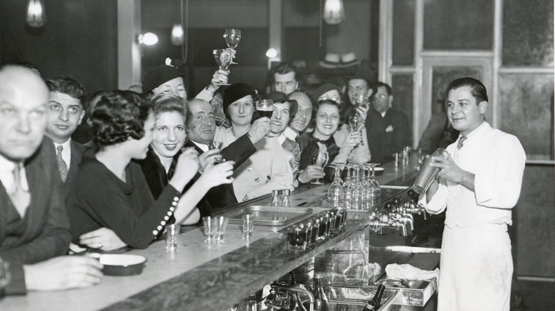 Historic bar scene