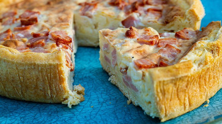 quiche with lardons