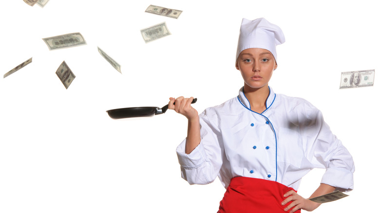 Culinary student with money