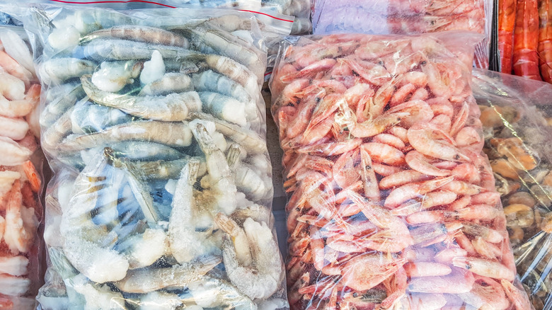 bags of shrimp