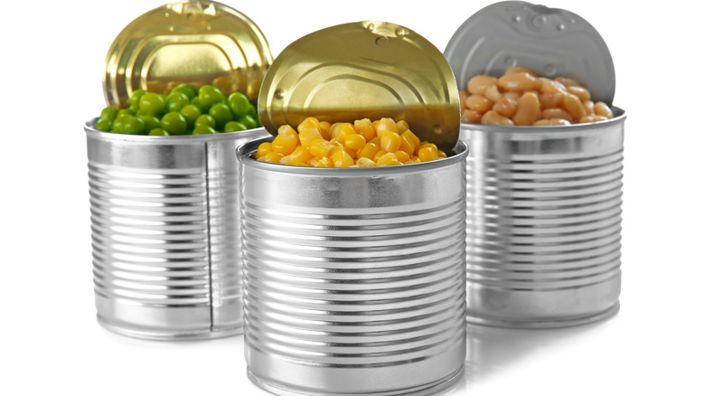 Canned vegetables