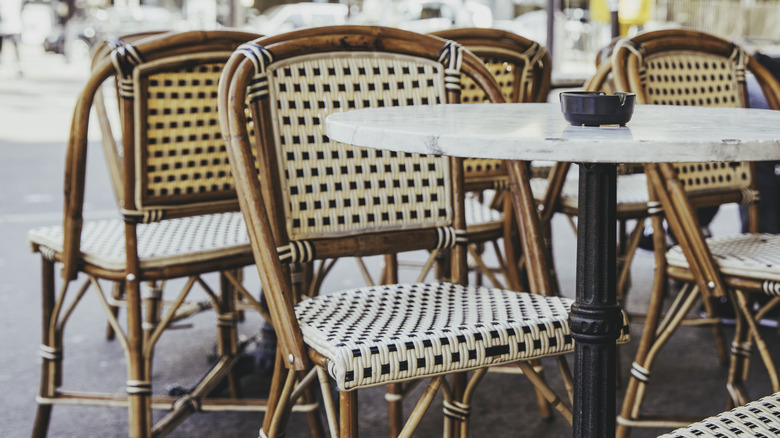 Bistro table and chairs