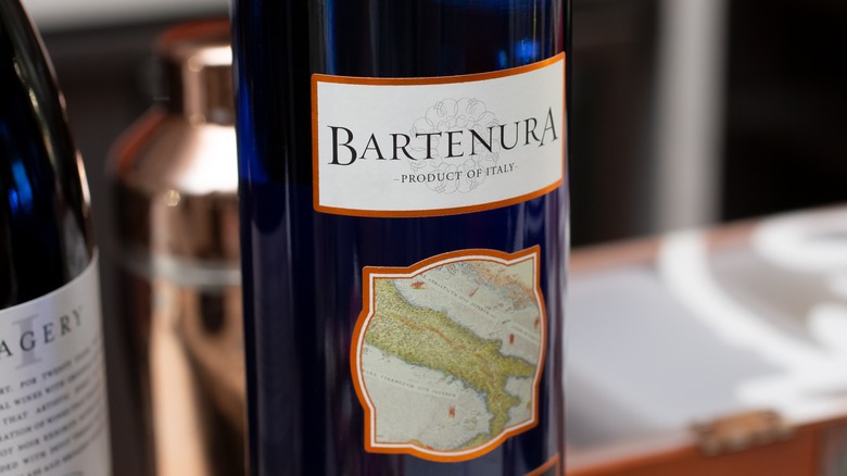 Bottle of Bartenura Moscato