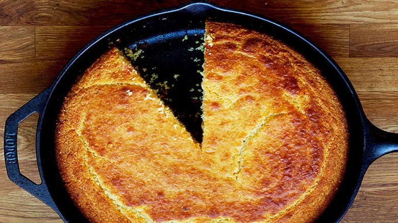 pan of cornbread