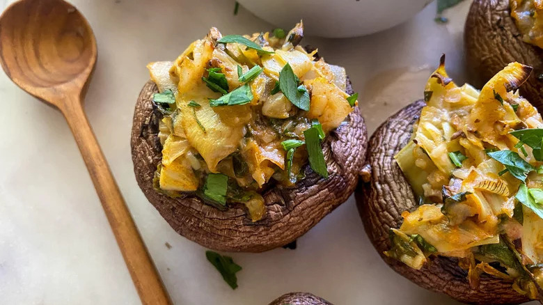 Simple Stuffed Mushrooms