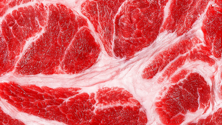 Raw meat texture background