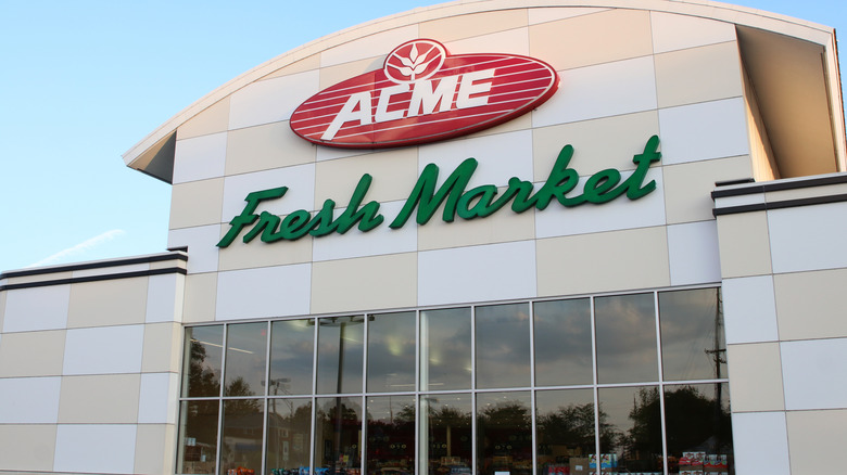 Acme signage on storefront