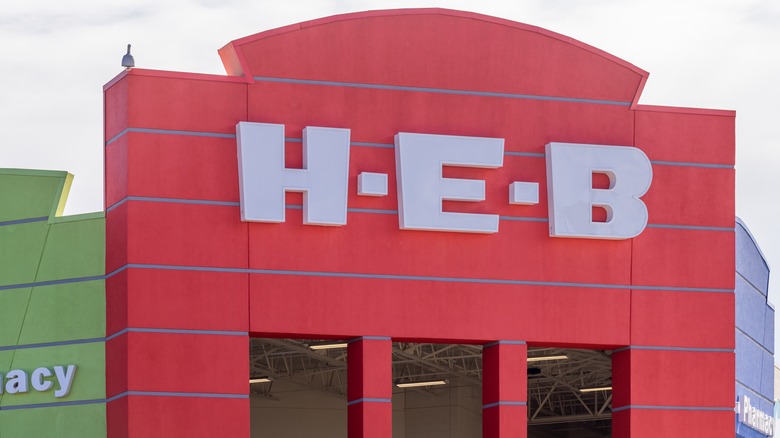 H-E-B storefront signage