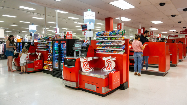 Shoppers at Target