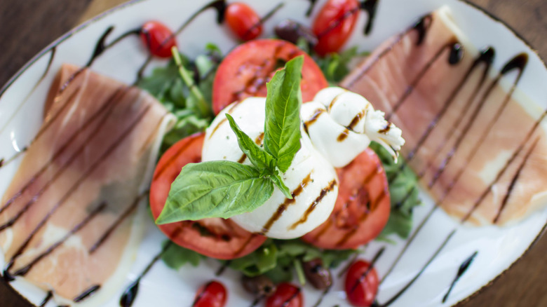 Balsamic glazed antipasto