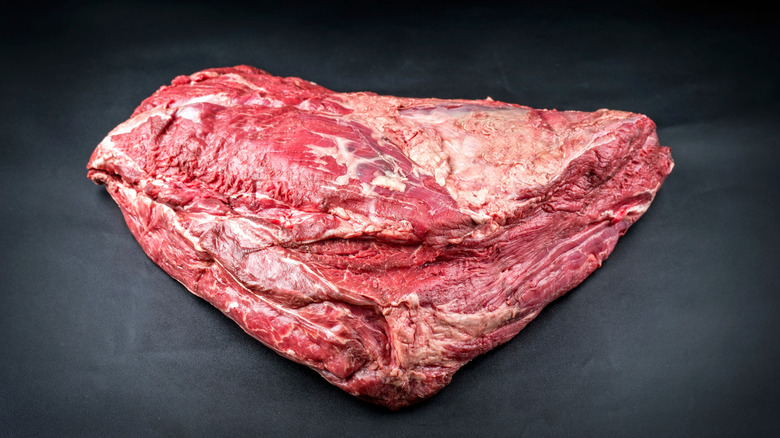 A dry-aged raw clod roast