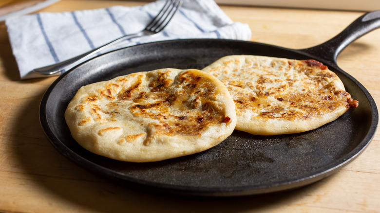 Flatbread on a comal