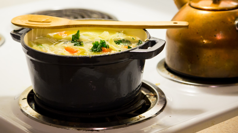 dutch oven on stovetop