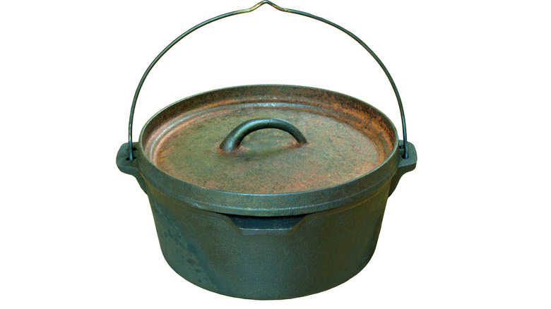 rusty dutch oven