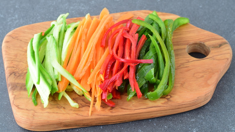 How To Julienne Vegetables