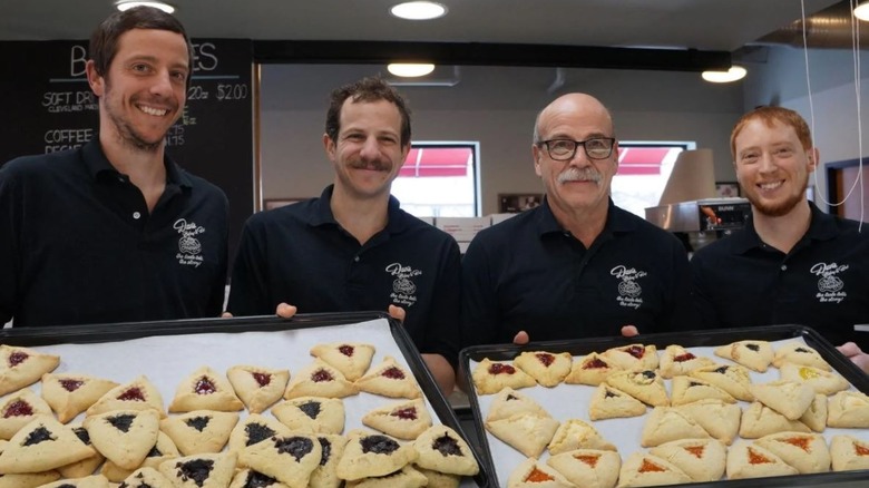Davis Bakery owners with pastries