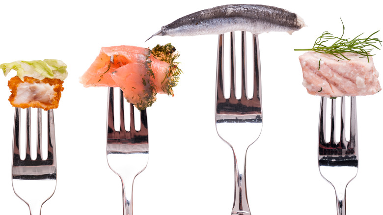 fish types on forks