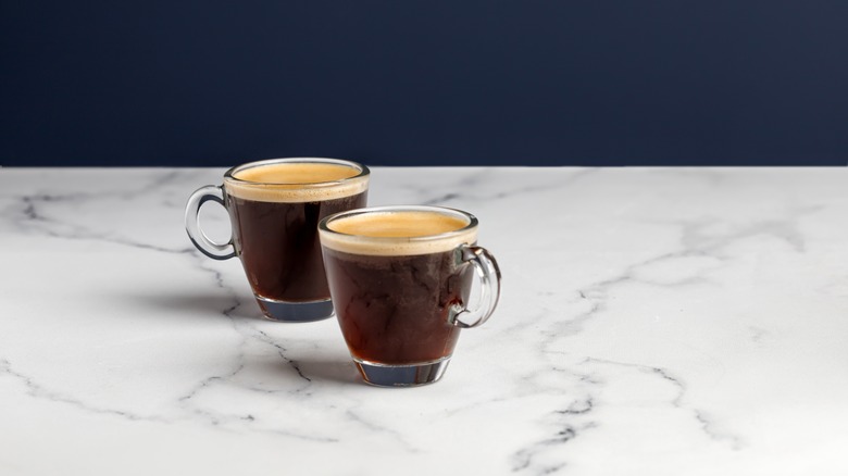 two espresso shots