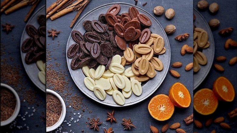 plate of chocolates