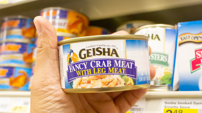 Geisha canned crab