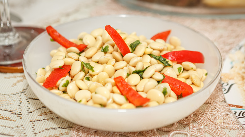 chocho and peppers in a bowl