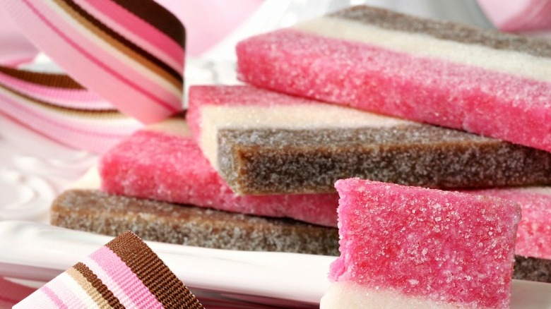 Coconut slice candy