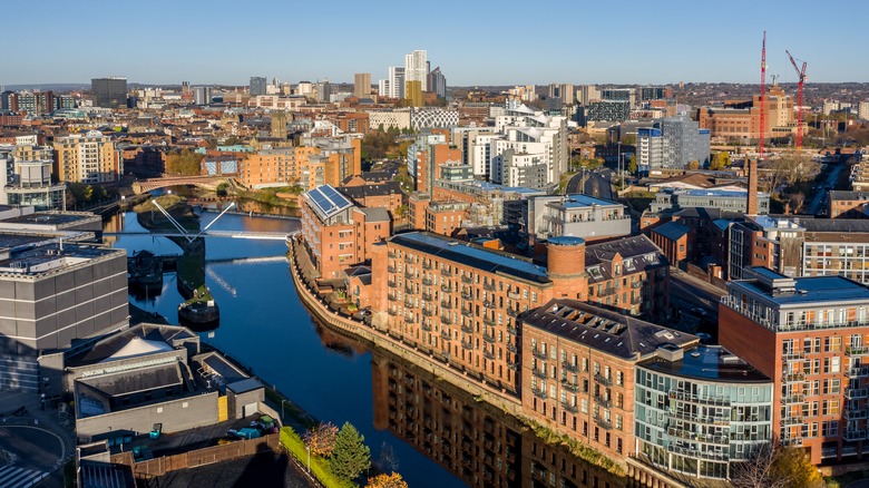 Daytime in Leeds, UK