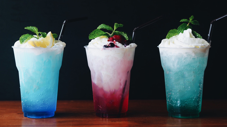 3 variations on French soda