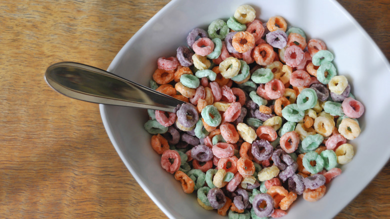 cereal in bowl