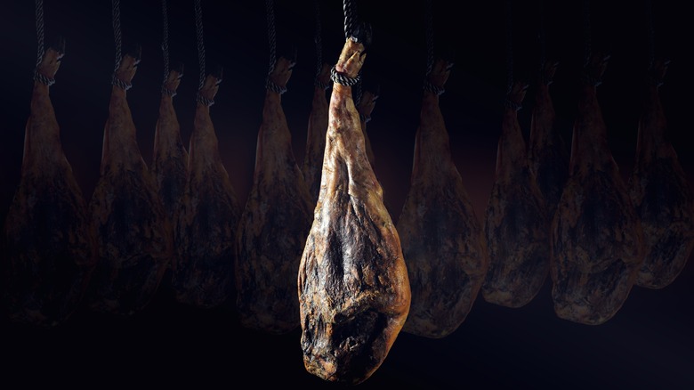 a dry-cured ham
