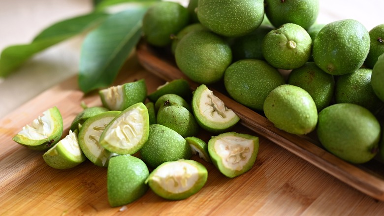 Green walnuts