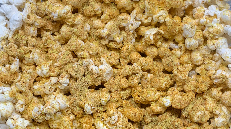 popcorn with nutritional yeast seasoning