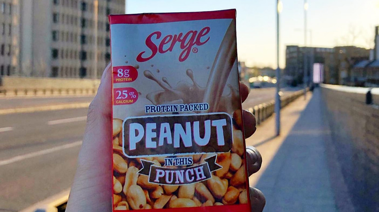 container of Serge Peanut Punch