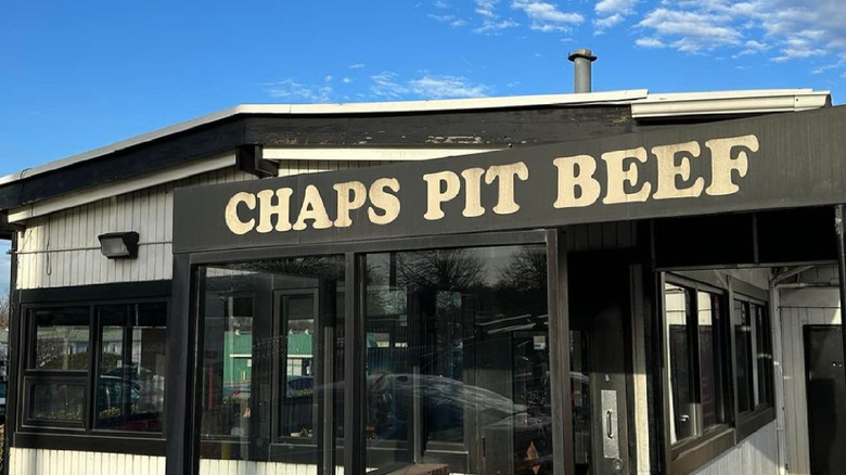 Chap's Pit beef building exterior