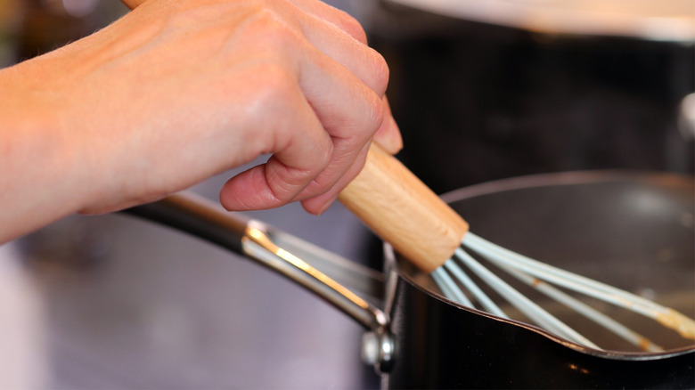 Whisk in saucepan