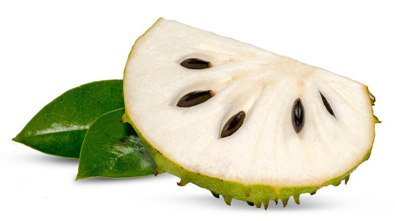 cross section of soursop 