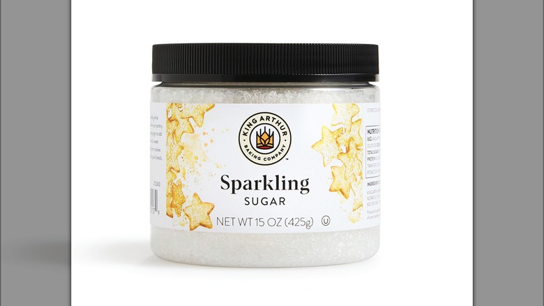 container of sparkling sugar