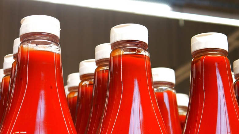 Ketchup bottles