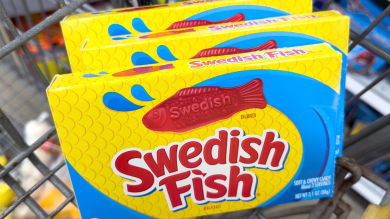 boxes of swedish fish candy