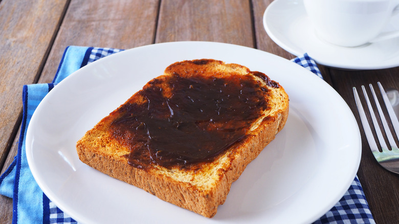 vegemite on toast