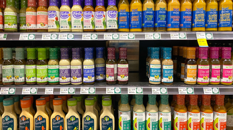 Bottled salad dressings