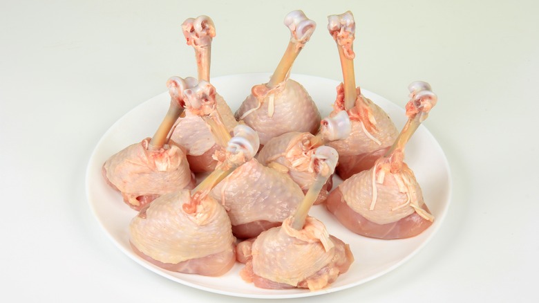 frenched lollipop chicken drumsticks